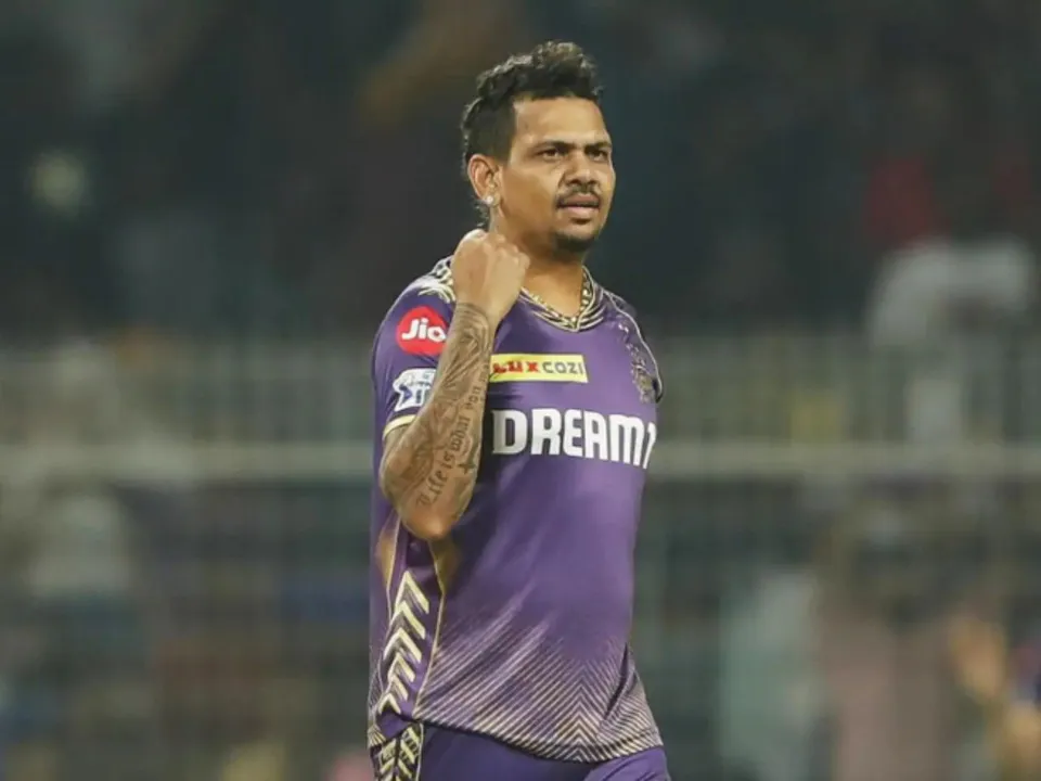 Why is Sunil Narine not playing against RR