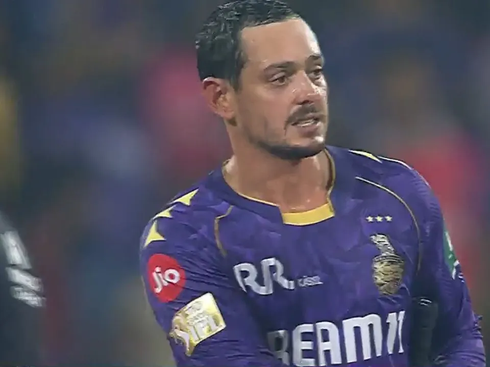 RR vs KKR: Quinton de Kock's 97 not out helps KKR to eight wicket win