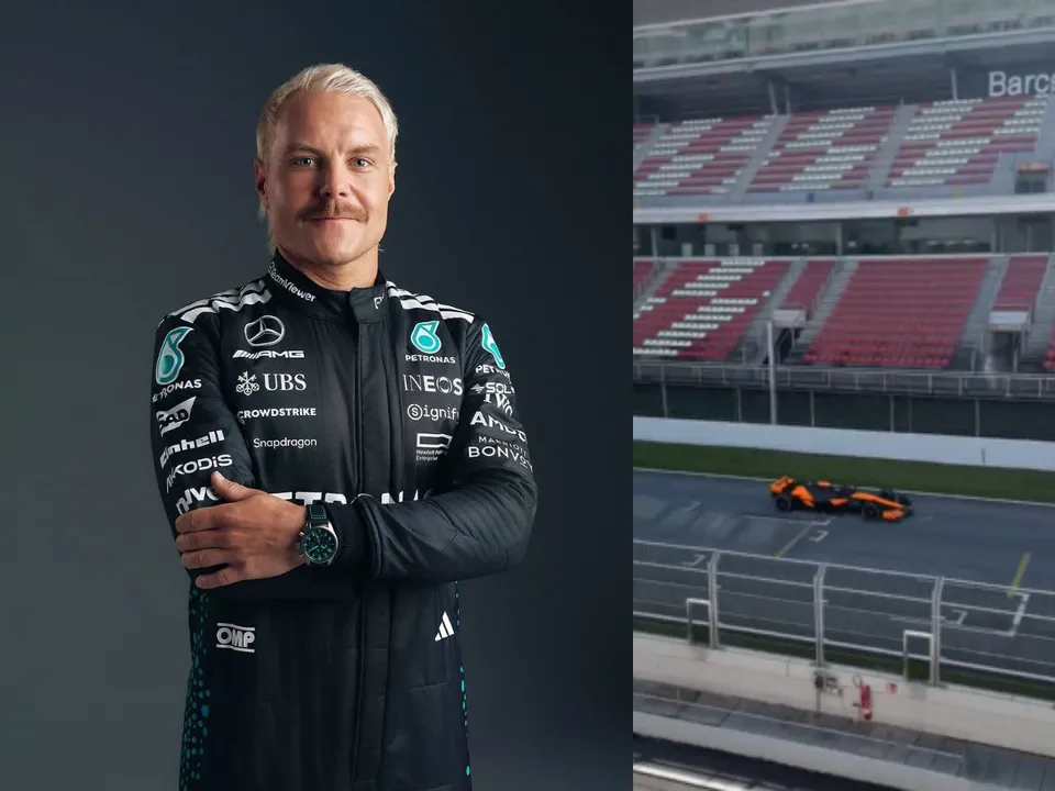Valtteri Bottas McLaren test