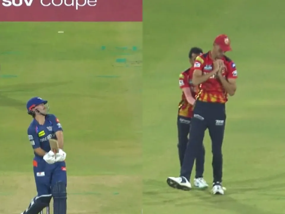 LSGvsPBKS: Mitchell Marsh falls to Arshdeep Singh for golden duck