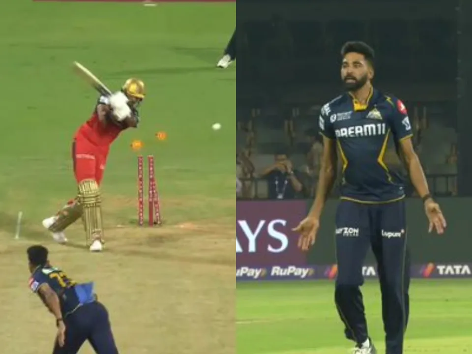 Mohammed Siraj cleans up Devdutt Padikkal (File Photo: X/Internet)