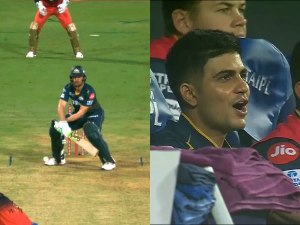 Shubman Gill's reaction to Jos Buttler's six goes viral (File Photo: Screengrab/X/Star Sports)