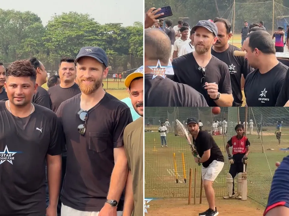 Kane Williamson and Sarfaraz Khan 