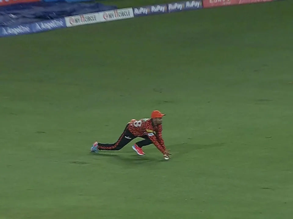 SRH vs GT: Aniket Verma's catch to dismiss Washington Sundar