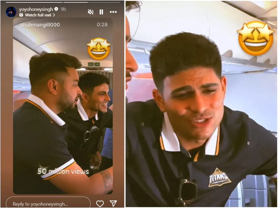 Yo Yo Honey Singh shares video of Shubman Gill singing 'high-heels' song