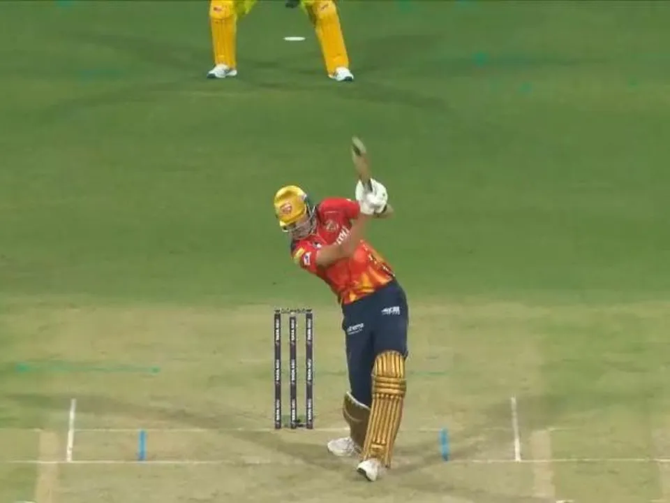 PBKS vs CSK: Marco Jansen no look six off Matheesha Pathirana