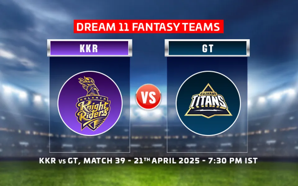 KKR vs GT Match 39