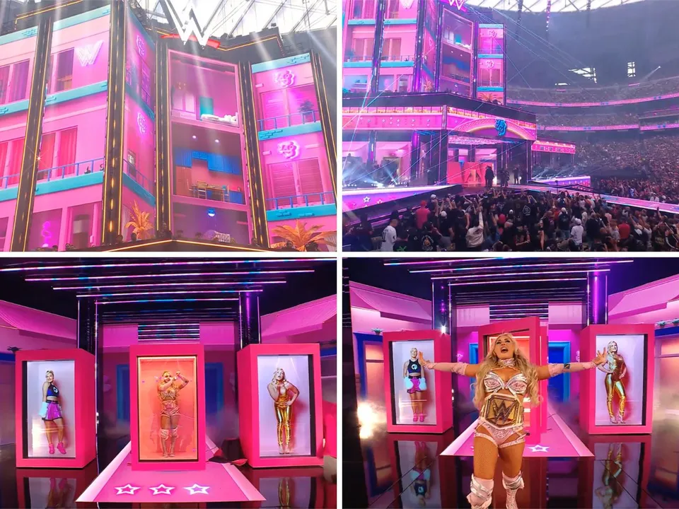 WATCH: Tiffany Stratton’s custom Barbie entrance at WrestleMania 41