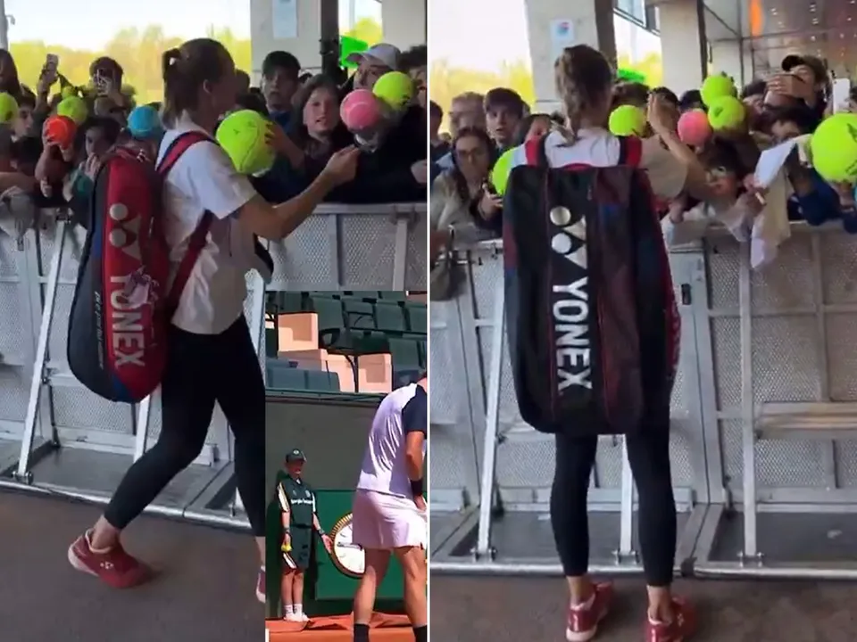 Elena Rybakina Delights Fans in Madrid