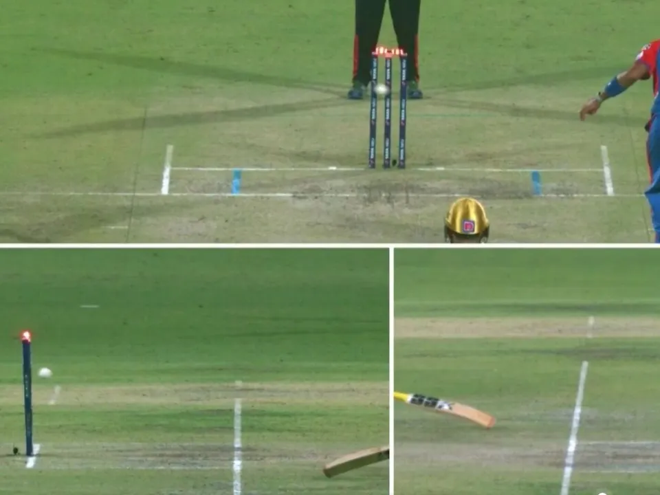 DC vs RCB: Patidar run out for six