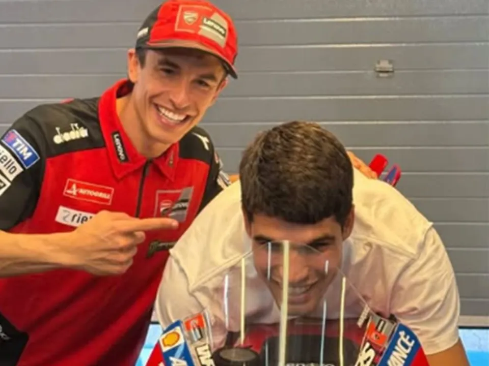 Marc Marquez and Carlos Alcaraz