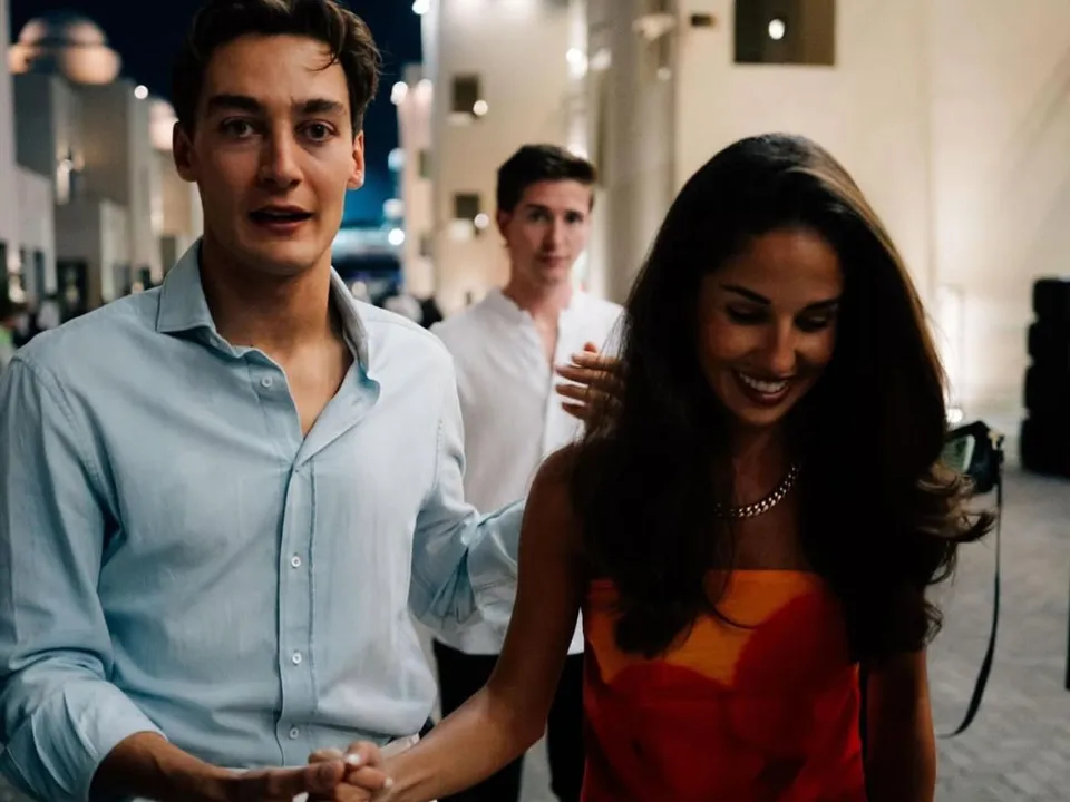 George Russell - Carmen dating in Monaco