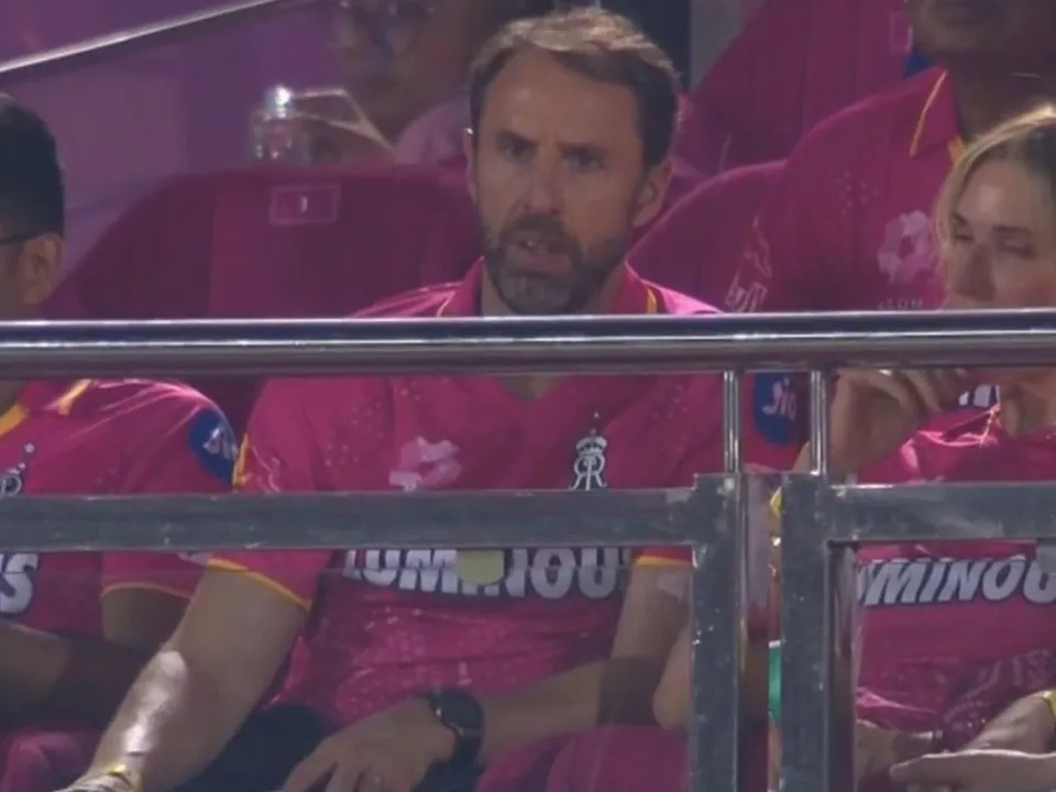 IPL 2025 : Gareth Southgate watching RR vs MI game