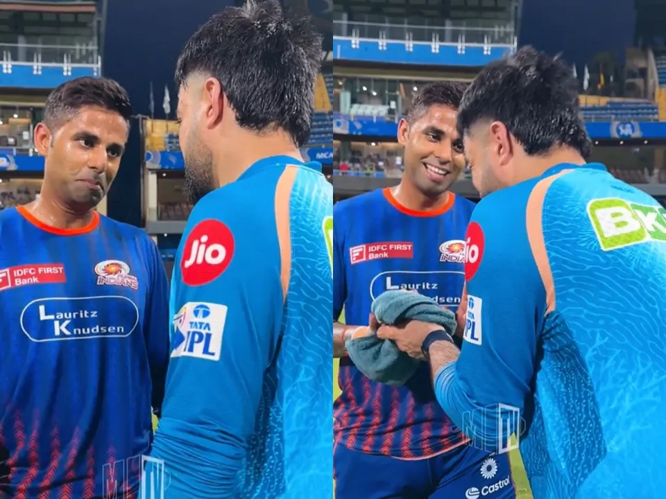 Suryakumar Yadav and Rashid Khan's hilarious banter