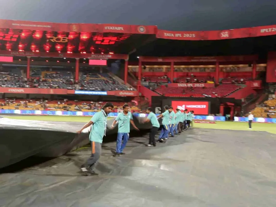 RCB vs KKR Abandoned