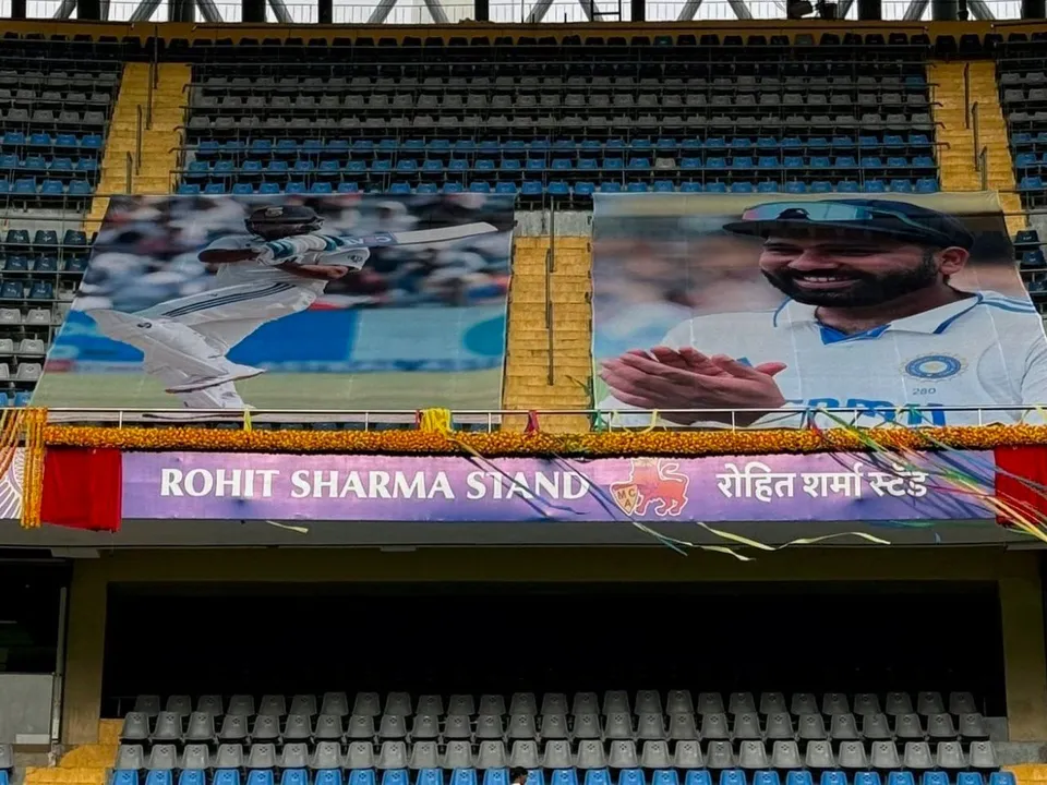 Rohit Sharma stand Wankhede 