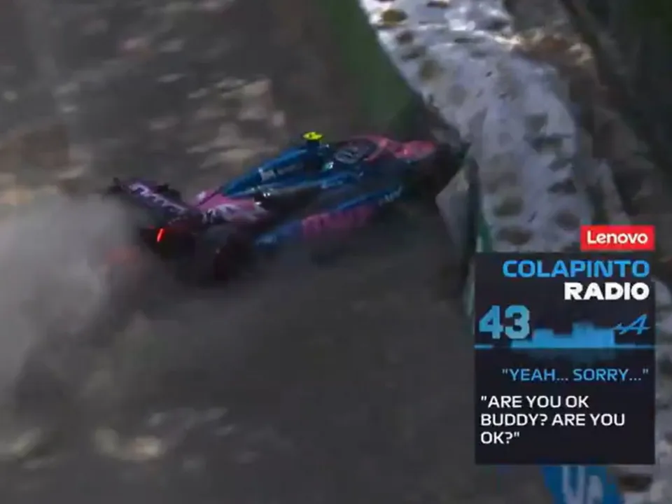 Franco Colapinto crash at 2025 Emilia Romagna GP qualifying