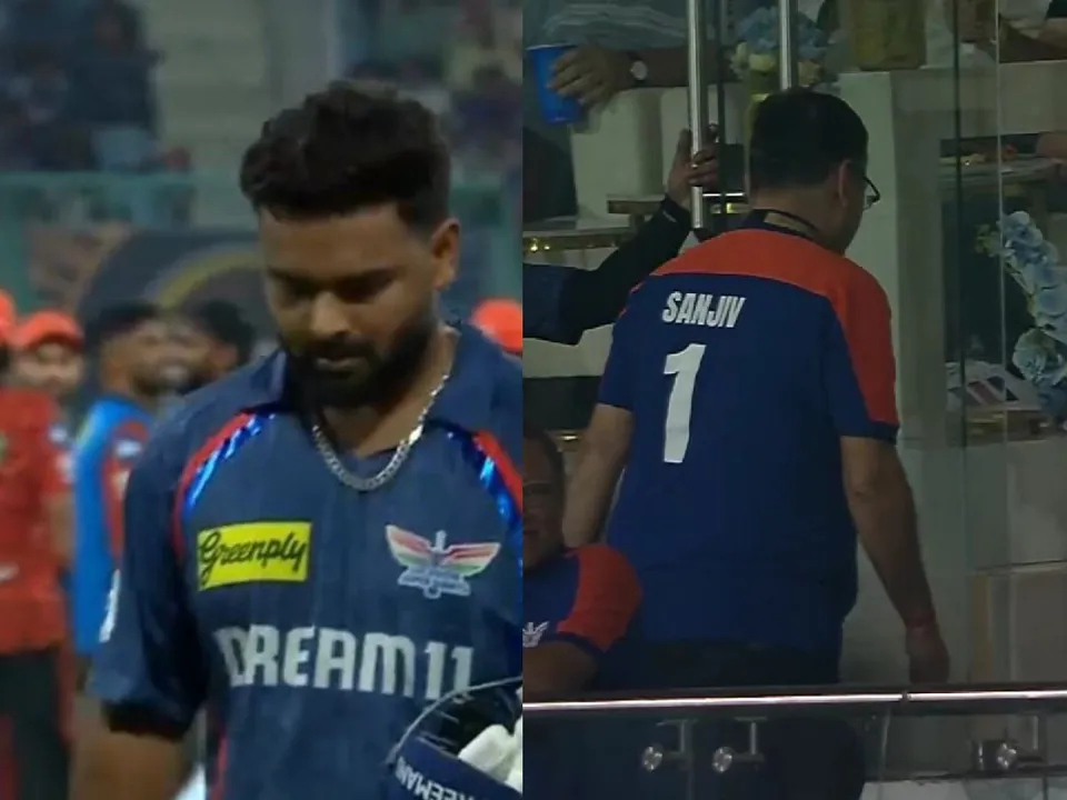 LSG vs SRH: Sanjiv Goenka angry reaction to Rishabh Pant wicker