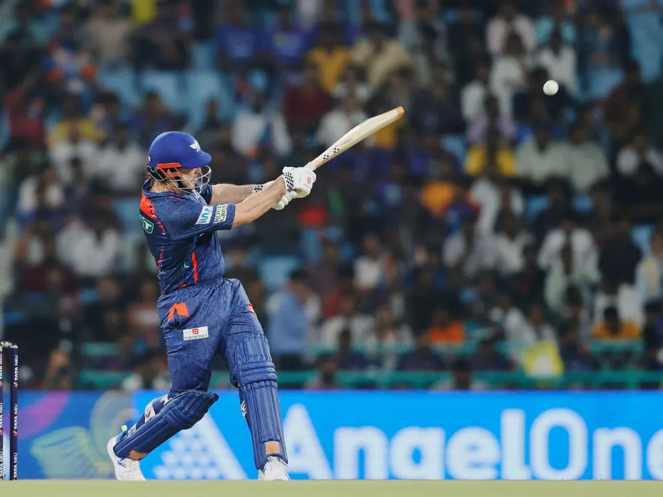 LSG vs SRH: Mitchell Marsh six off Pat Cummins 