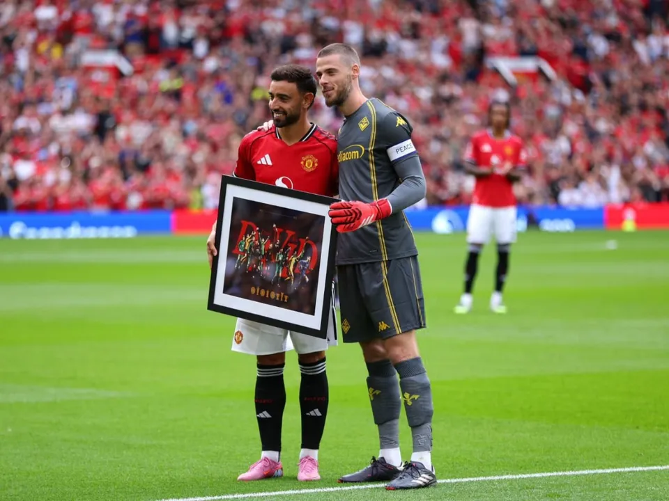 David de Gea and Bruno Fernandes