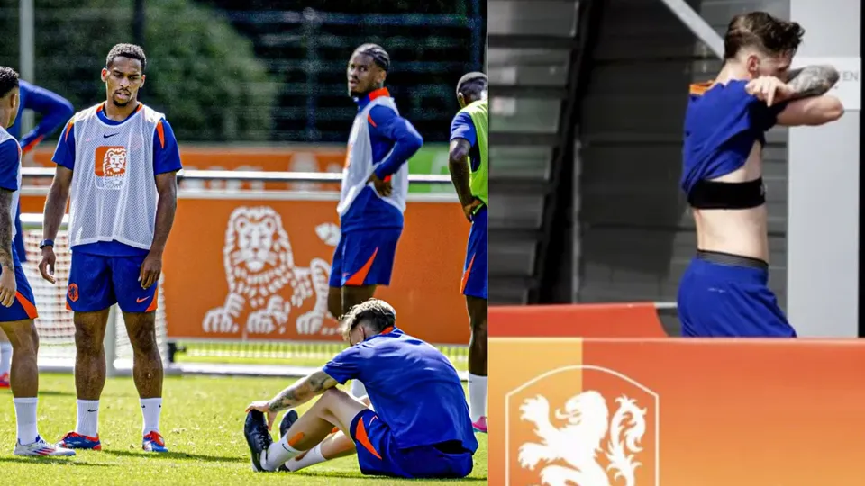 Wout Weghorst brawl with Jurrien Timber