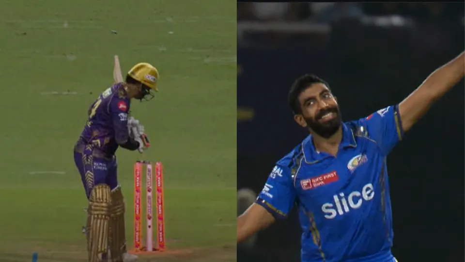 Jasprit Bumrah and Sunil Narine (File Photo: Screengrab/X) 