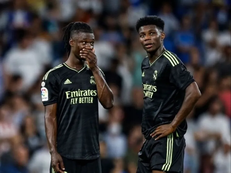 Aurélien Tchouaméni and Eduardo Camavinga