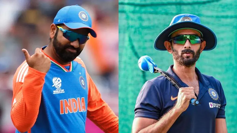 Rohit Sharma & Vikram Rathour (Source: X)