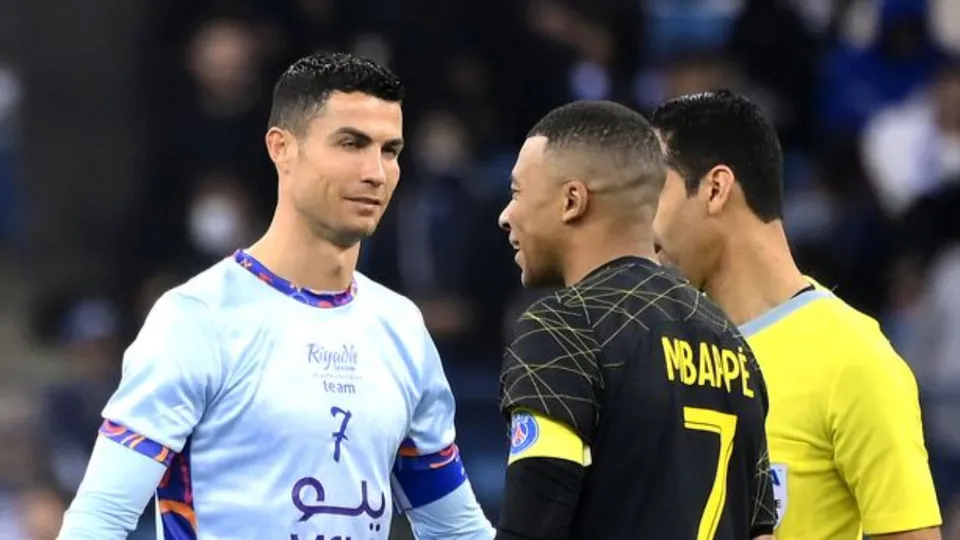 Cristiano Ronaldo and Kylian Mbappe