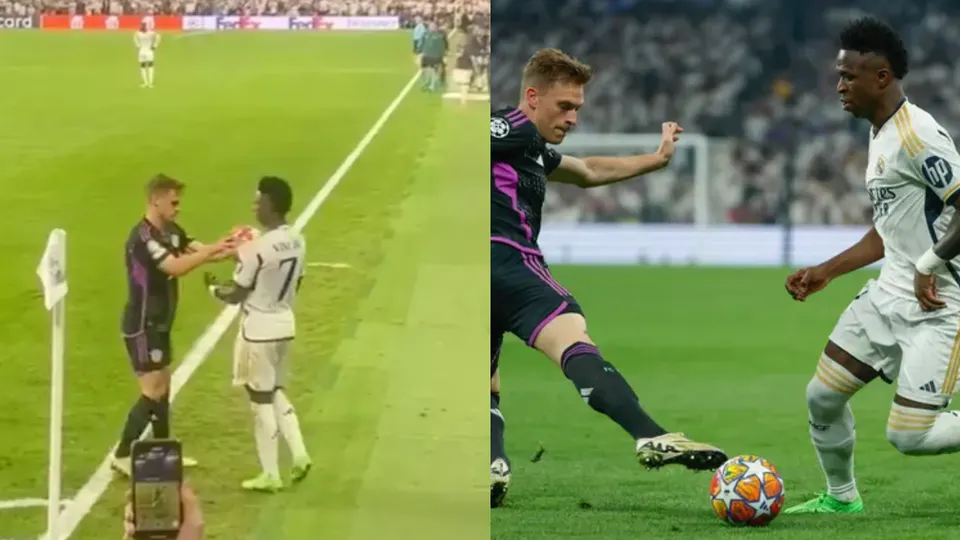 Vinicius Junior provokes Bayern Munich footballers