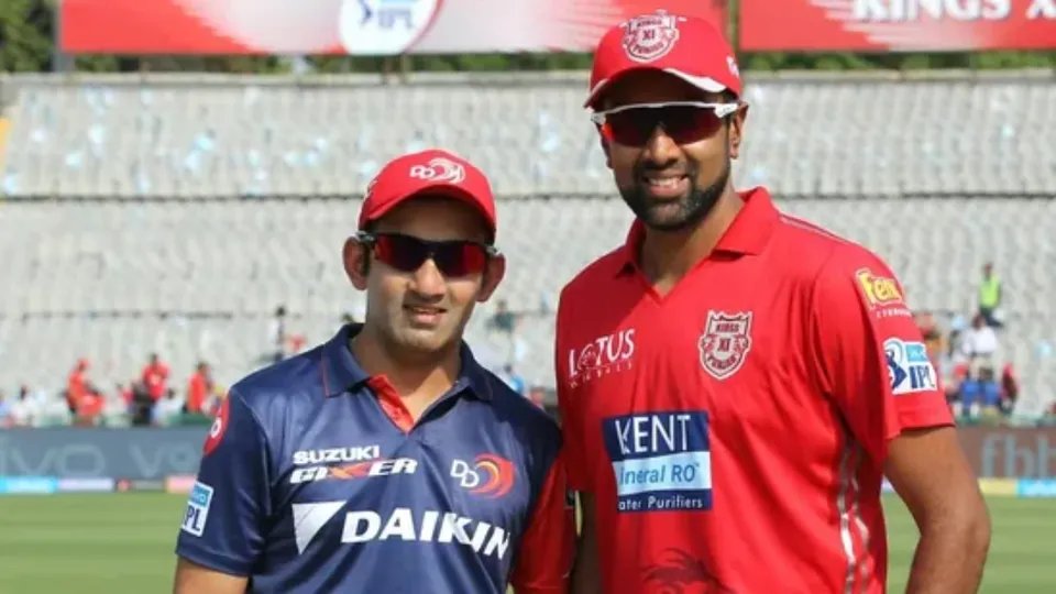 Gautam Gambhir and Ravichandran Ashwin (File Photo: Internet)