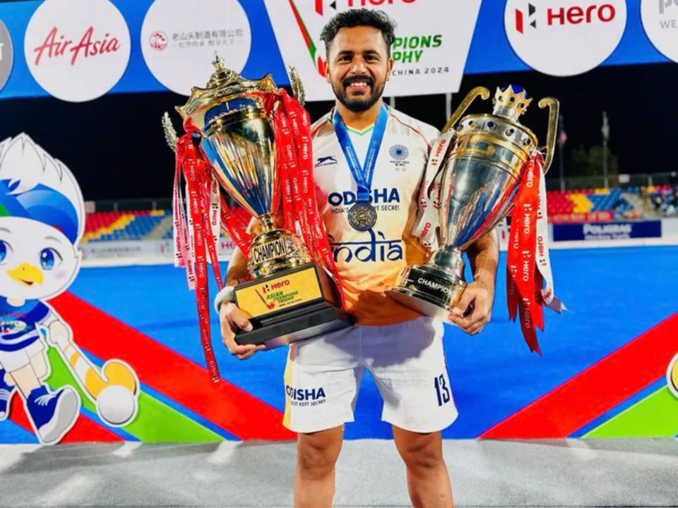 WATCH: Harmanpreet Singh receives 'Hero of the Tournament' award for his magnificent show in Asian Champions Trophy 2024