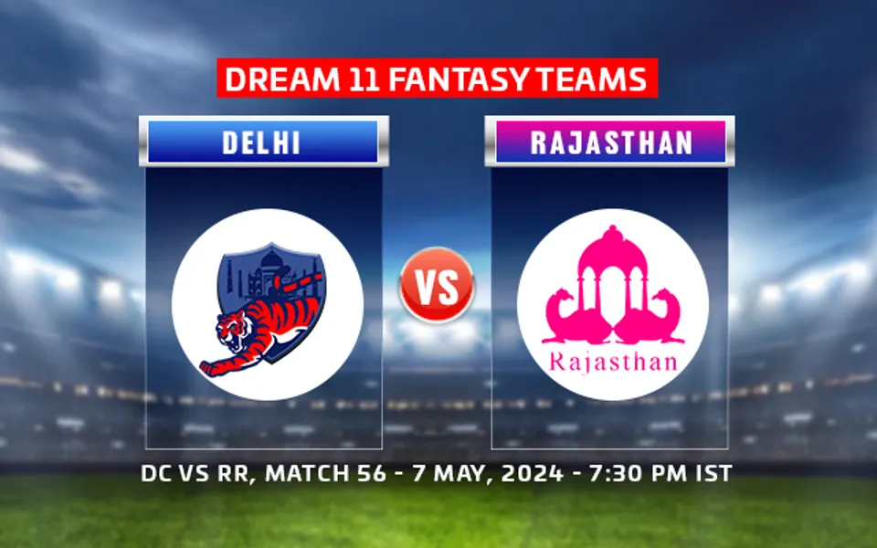 DC vs RR Dream11 