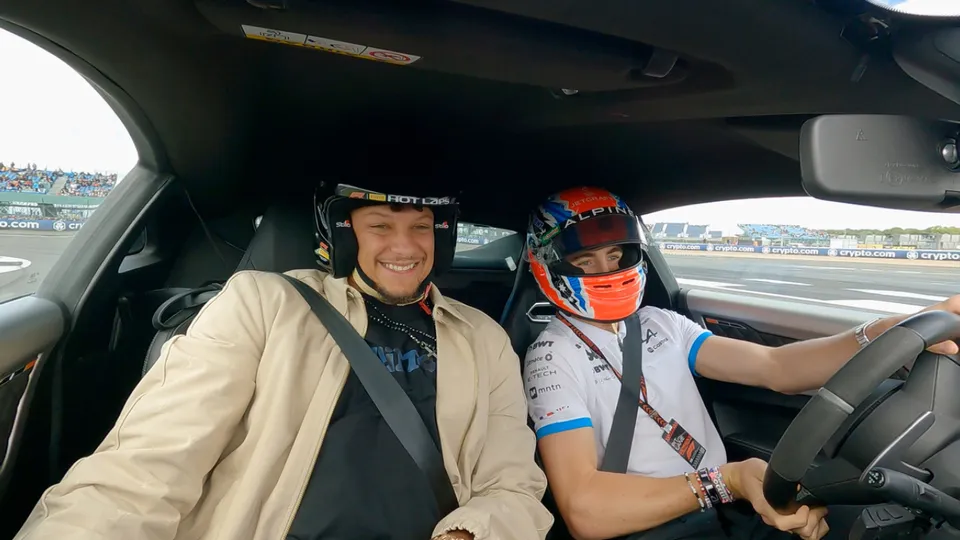 Patrick Mahomes with Jack Doohan