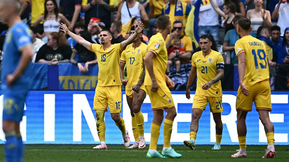 Romania vs Ukraine (Source : X)