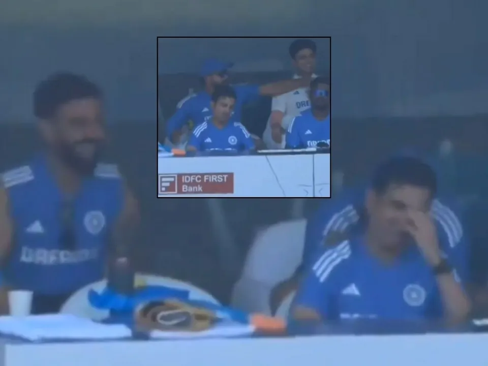 Indian dressing room in splits after Rohit Sharma's playful gesture to Shubman Gill (Source: X) 