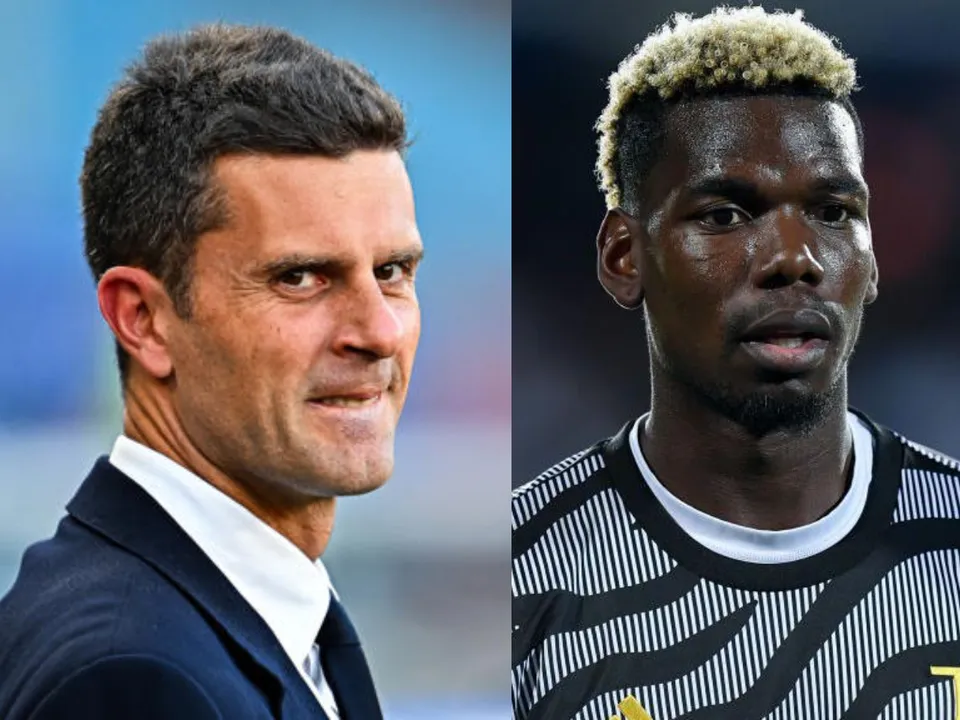 Thiago Motta and Paul Pogba