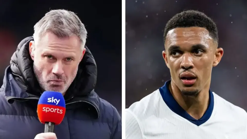 Jamie Carragher and Trent Alexander-Arnold