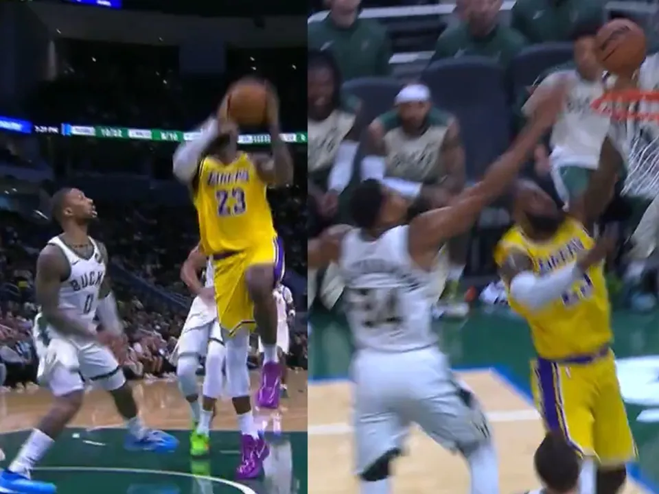 lebron james and  Giannis Antetokounmpo