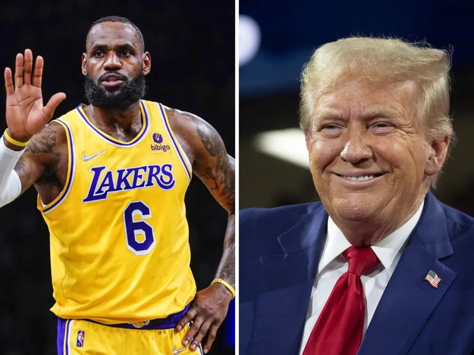 Donald Trump and LeBron James