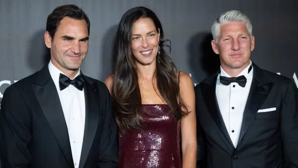 federer, ivanovic and schweinsteiger