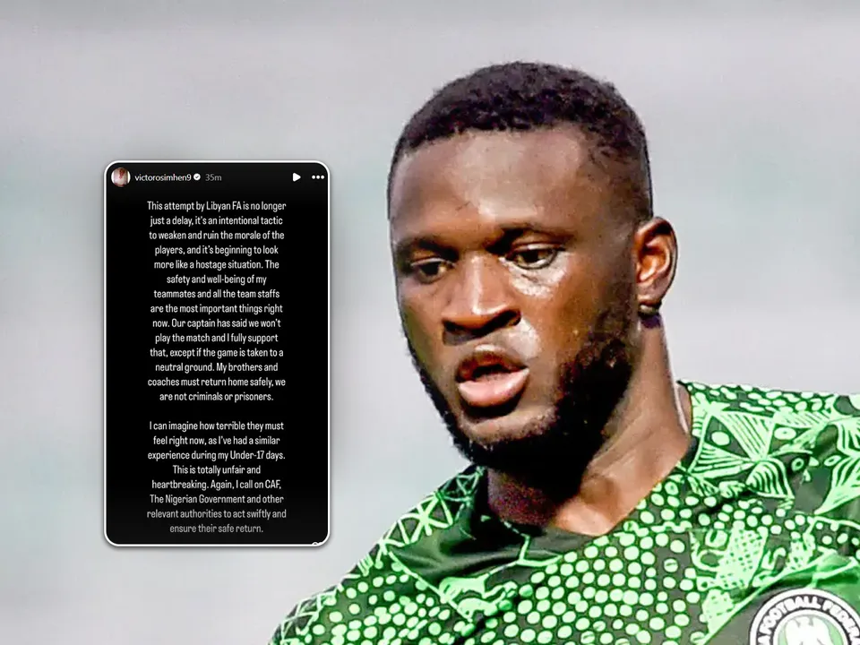 Victor Osimhen Nigeria vs Libya