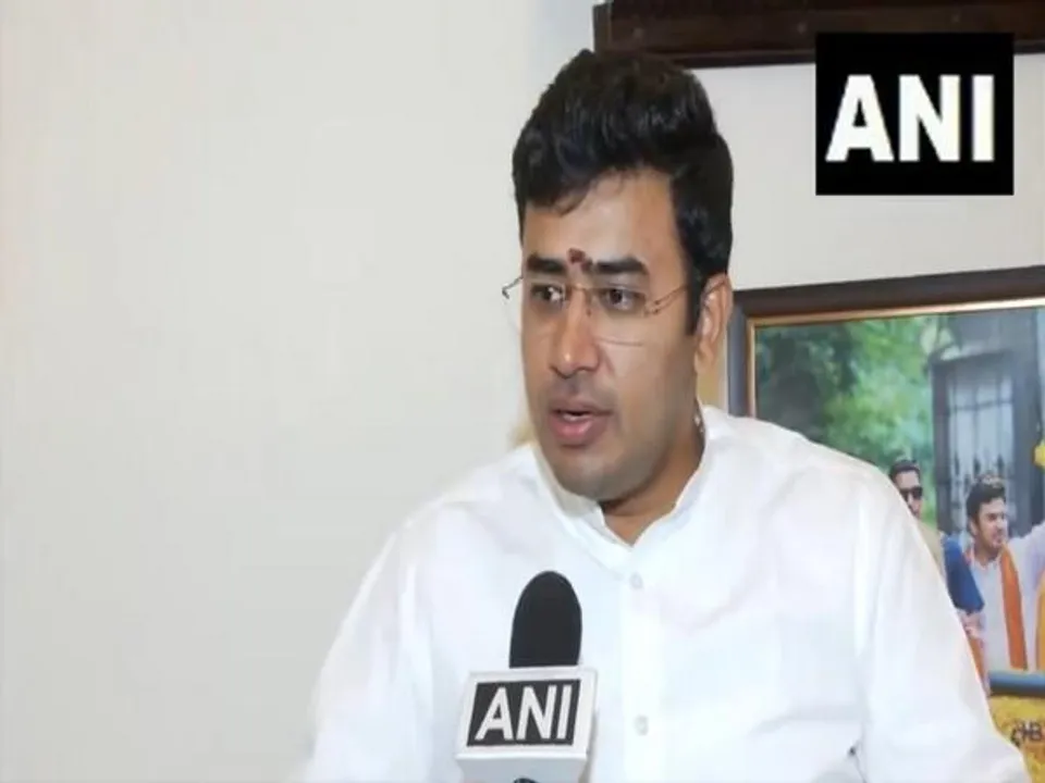BJP MP Tajasvi Surya (Photo: ANI)