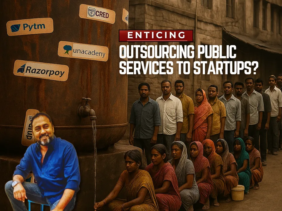 Outsourcing Public Services to Startups