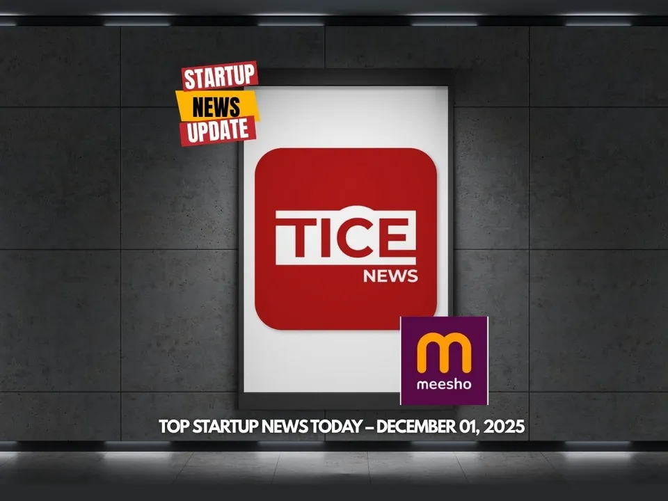 Top Startup News Today 1st Dec