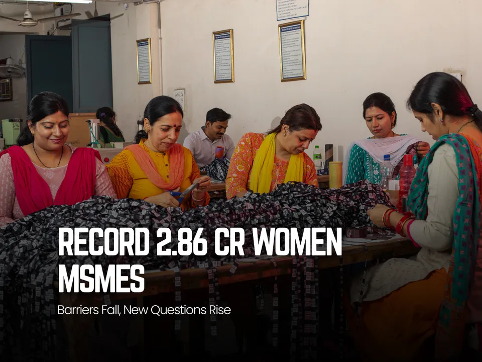 Women Led MSME Cross 2.86 Crore Mark