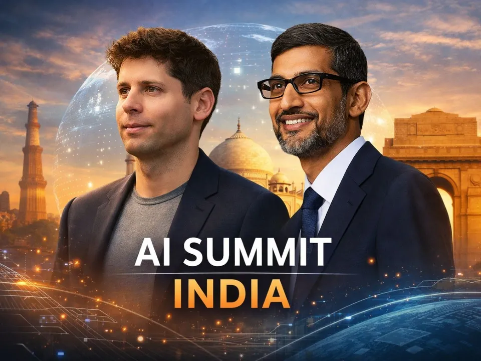 Pichai and Altman at India AI Summit
