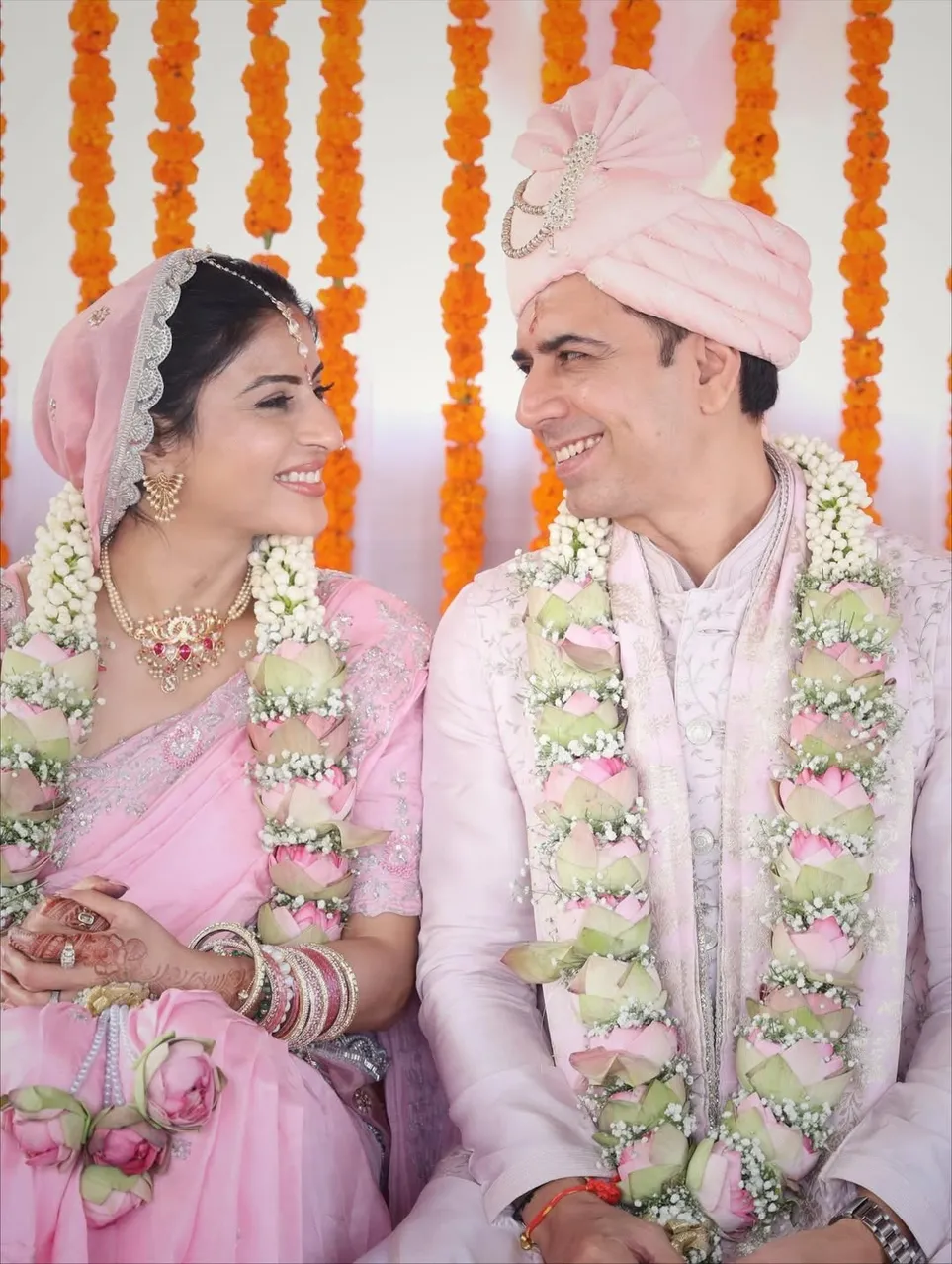 “And just like that, we stepped into a new chapter as Mr & Mrs…Tradition found its way into our  (1)