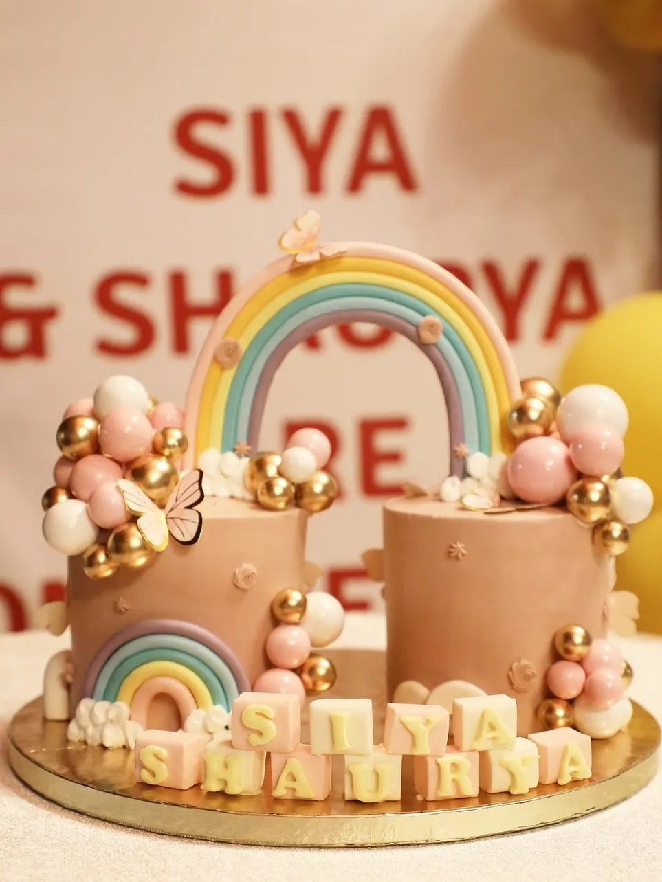 Siya & Shaurya, Our Tiny Tornadoes Are Officially ONE!♥️#MommyDaddyLoveYouSoMuchSiya’s Dress- @t (8)