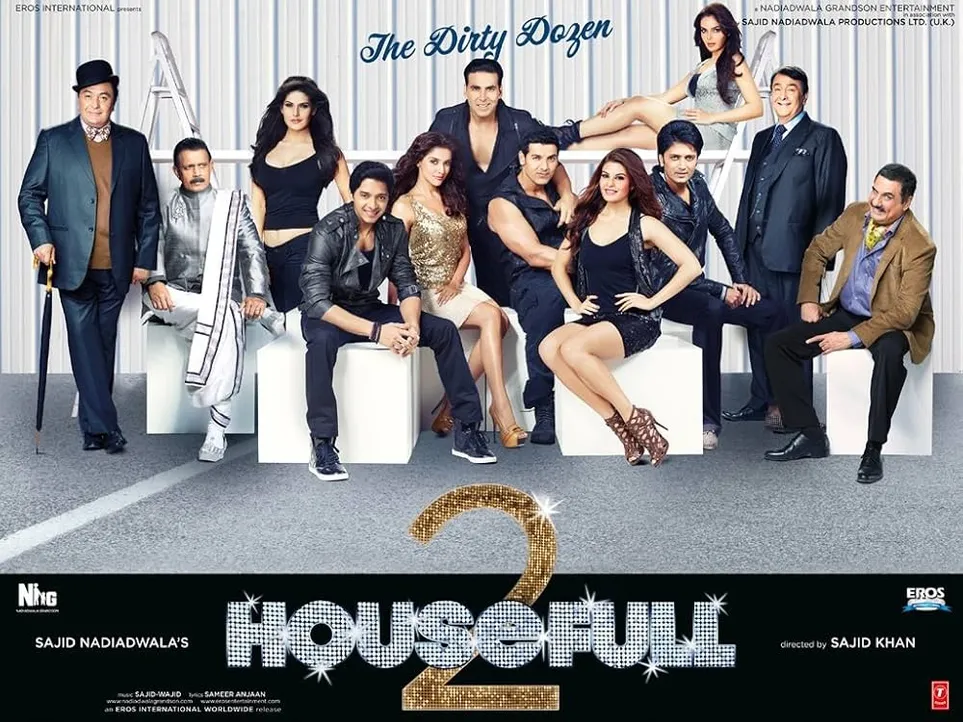 Amazon.com: Housefull 2 : Akshay Kumar, Jacqueline Fernandez, Asin  Thottumkal, John Abraham, Ritesh Deshmukh, Zarine Khan, Shreyas Talpade,  Shazahn Padamsee, Rishi Kapoor, Mithun Chakraborty, Randhir Kapoor, Boman  Irani, Sajid Khan: Movies &